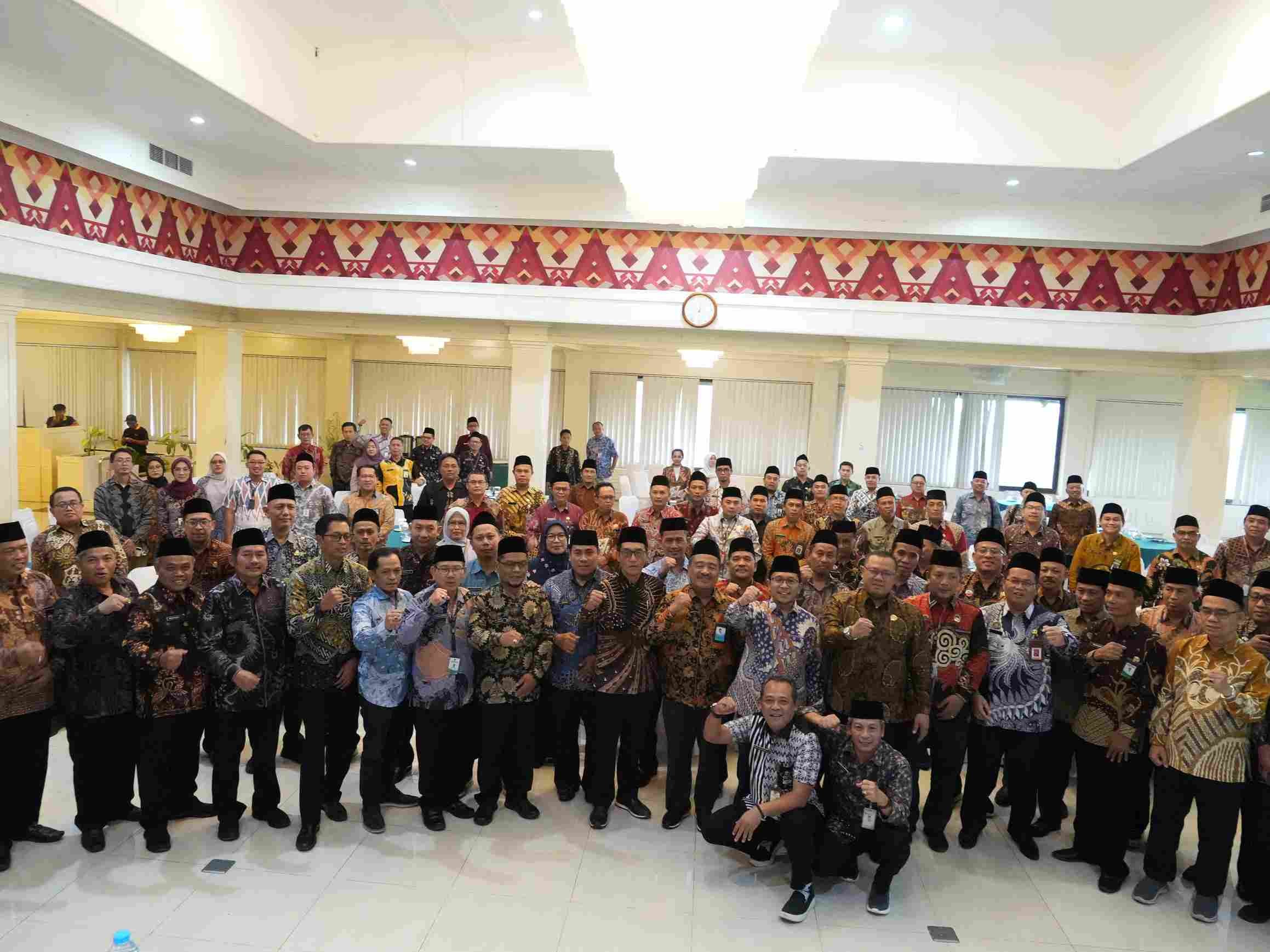 Kemenag Banyumas Jadi Tuan Rumah Rakor Monev Kanwil Jateng di Baturraden