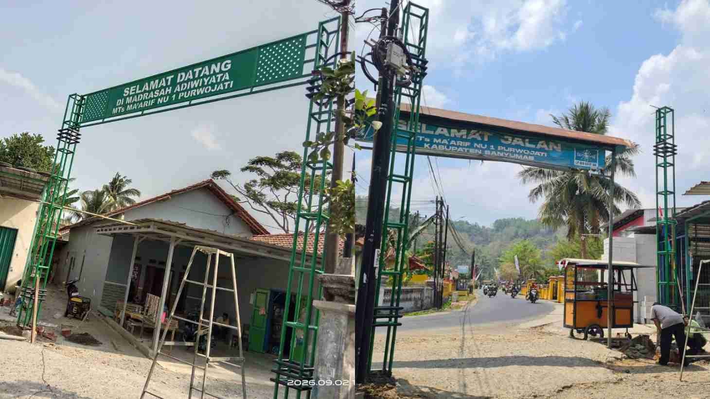 Gapura Baru, Wajah Baru MTs Maarif NU 1 Purwojati