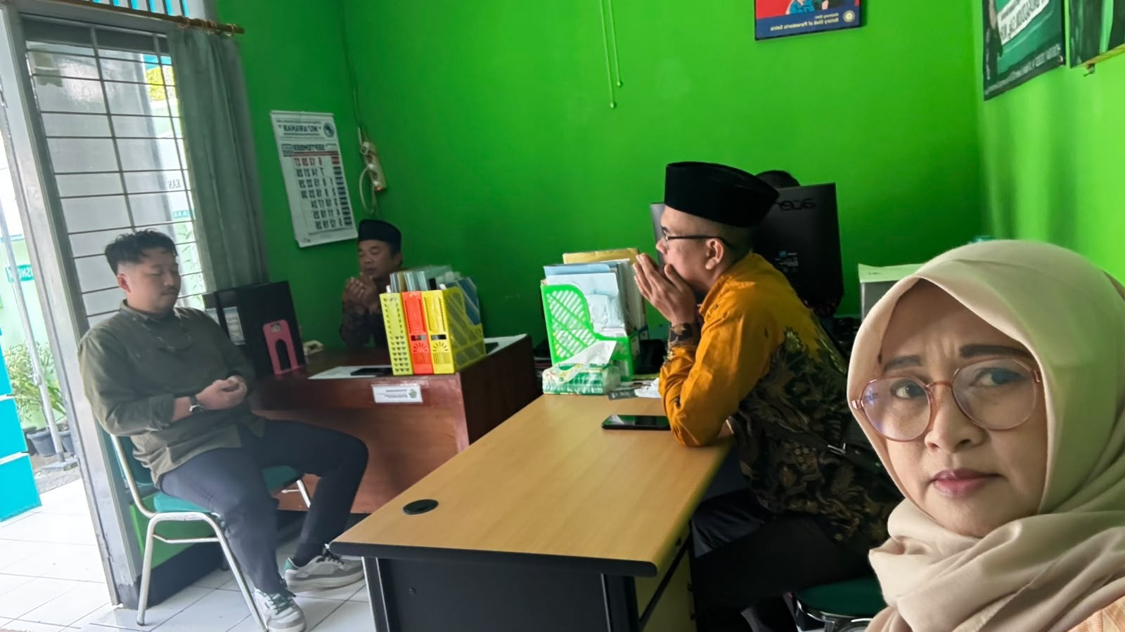 KUA Gelar Koordinasi dan Doa Bersama Sebelum Mulai Pelayanan