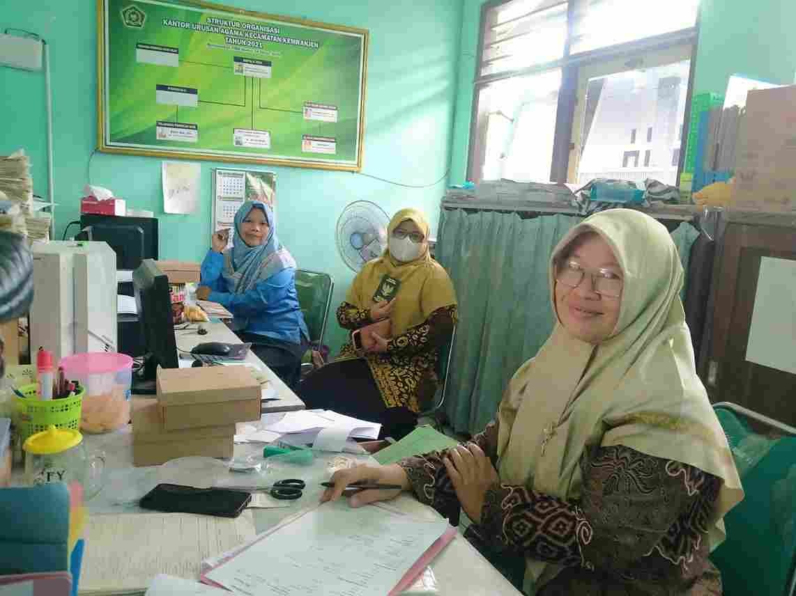 KUA Kemranjen Terima Silaturahmi Sekjend PACMNU Kemranjen 