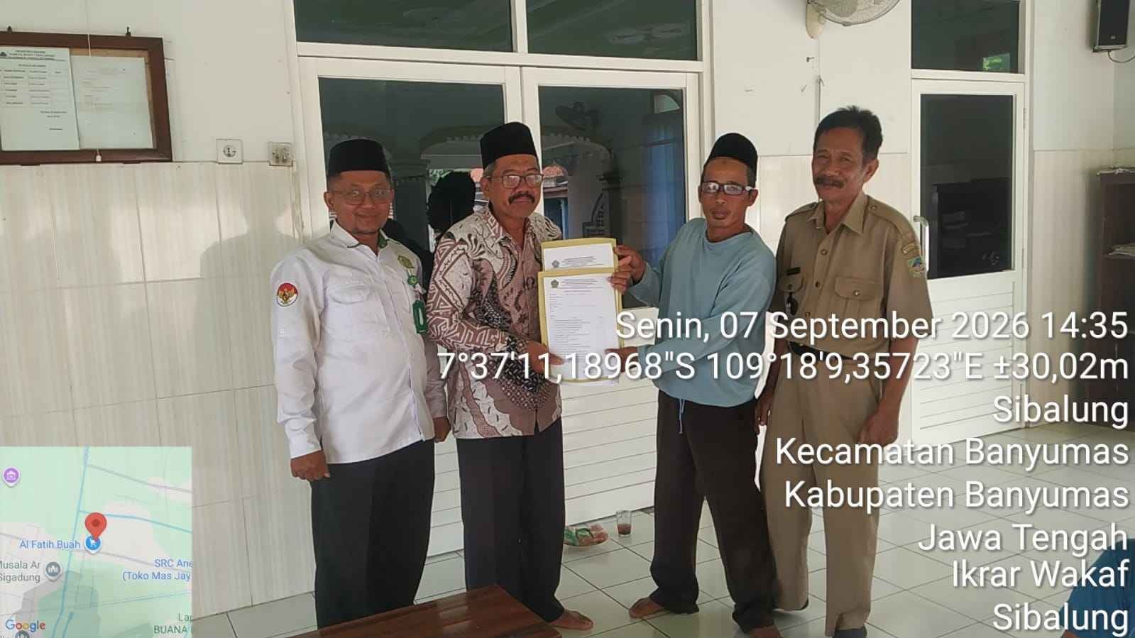 Warga Sibalung Ikrarkan Wakaf Tanah Untuk Kemaslahatan 