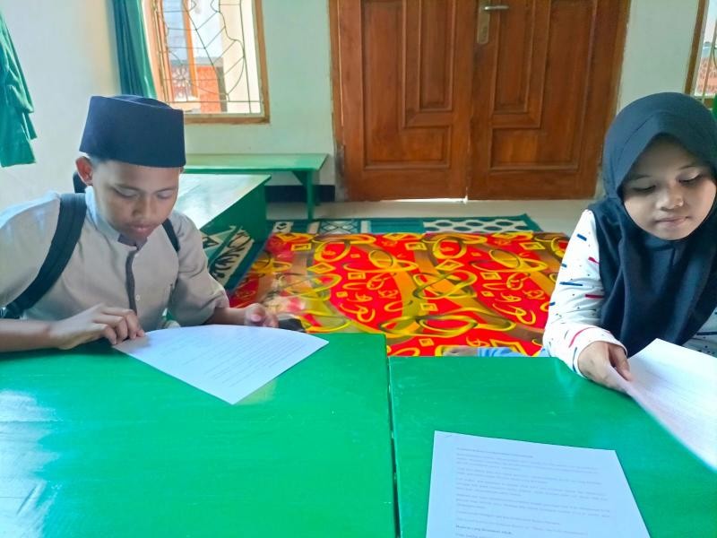 Penyuluh KUA Wangon Dampingi Persiapan Lomba Pildacil Madin Al Irsyad Klapagading