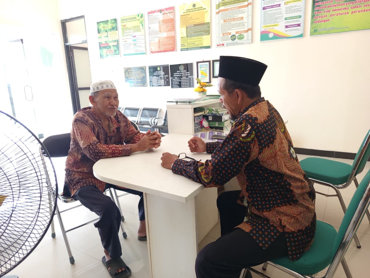 Penyuluh KUA Layani Bimbingan Konseling Kehidupan Bersama P4 Purna Tugas