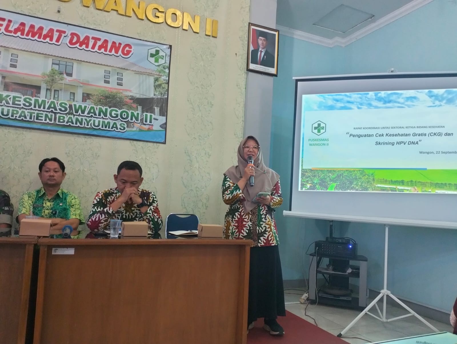 Pegawai KUA Ikuti Penguatan CKG dan Skrining HPV DNA di Puskesmas II Wangon