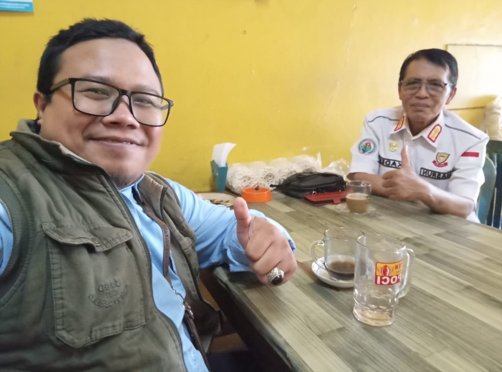 Koordinasi dengan Kades Jambu Bahas Peta Dakwah Desa Jambu