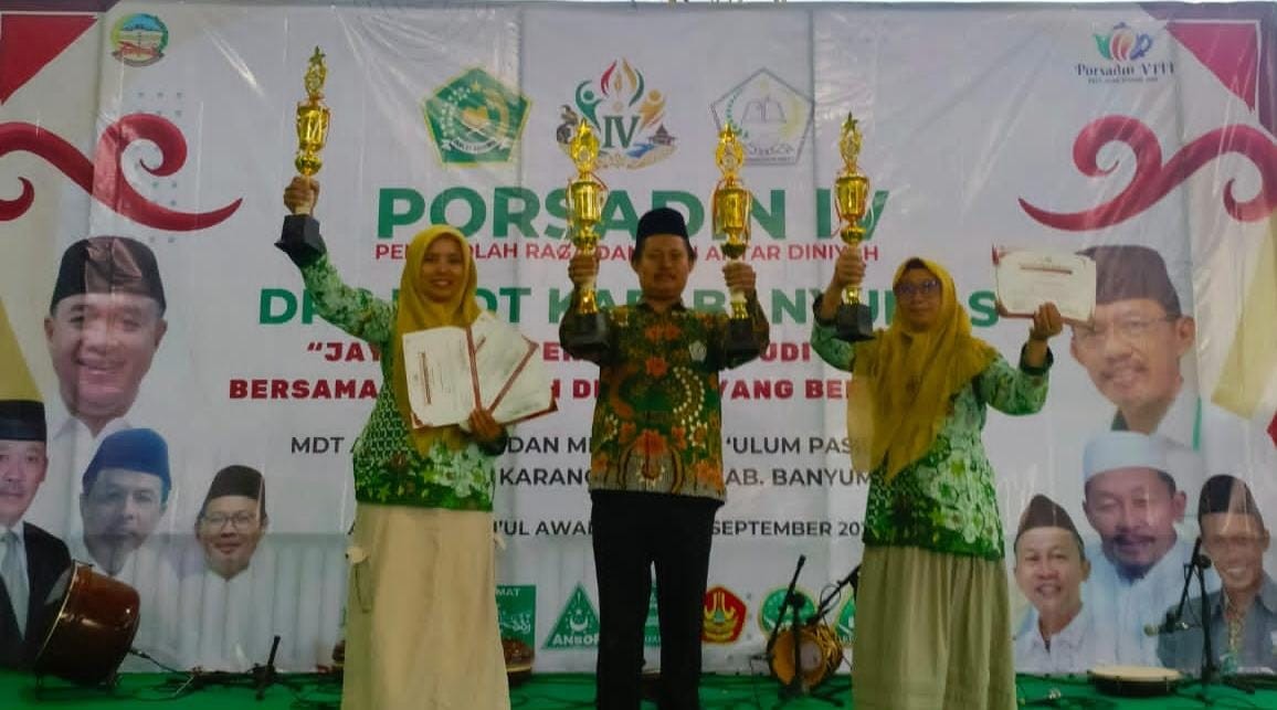 Kontingen Madin Kecamatan Wangon Raih Peringkat 5 Porsadin Kabupaten Banyumas 2026