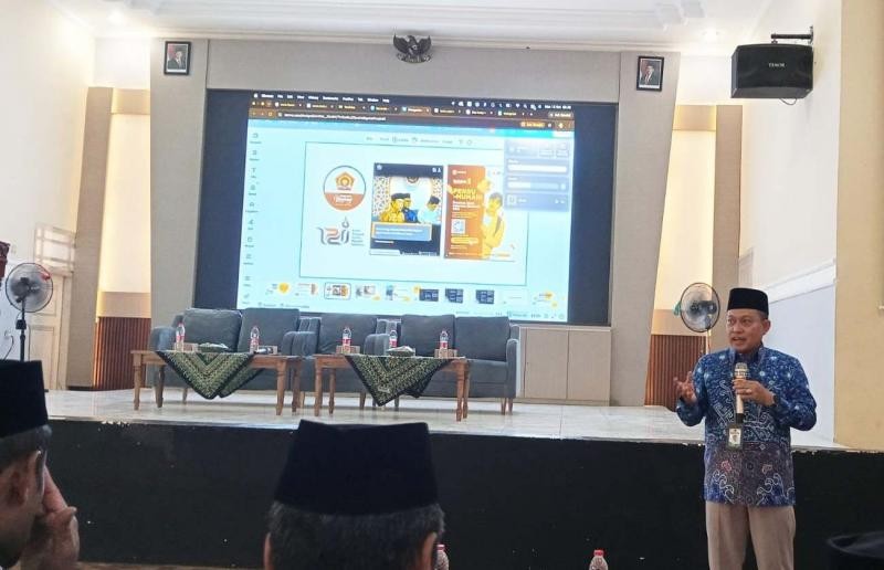 Katim Bimtek dan Supervisi Penyuluh Agama Islam Kanwil Jateng Pandu Gladi Bersih Pada Acara Implementasi Regulasi Kepenyuluhan