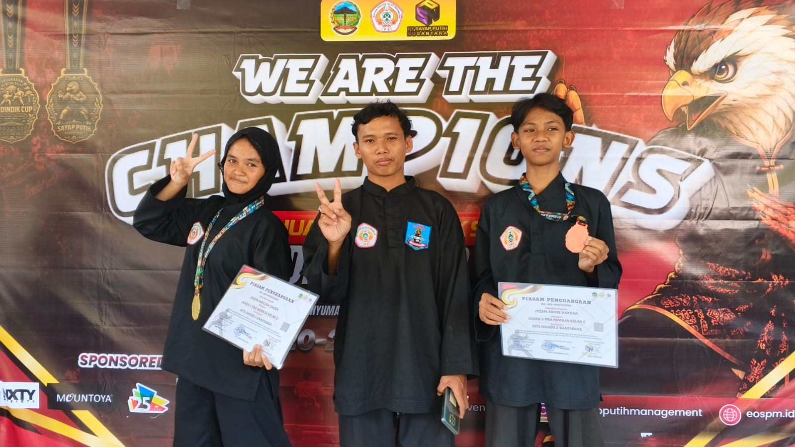 Murid MTs Negeri 2 Banyumas Raih Prestasi Gemilang di Kejuaraan Pencak Silat KADINDIK CUP 2026