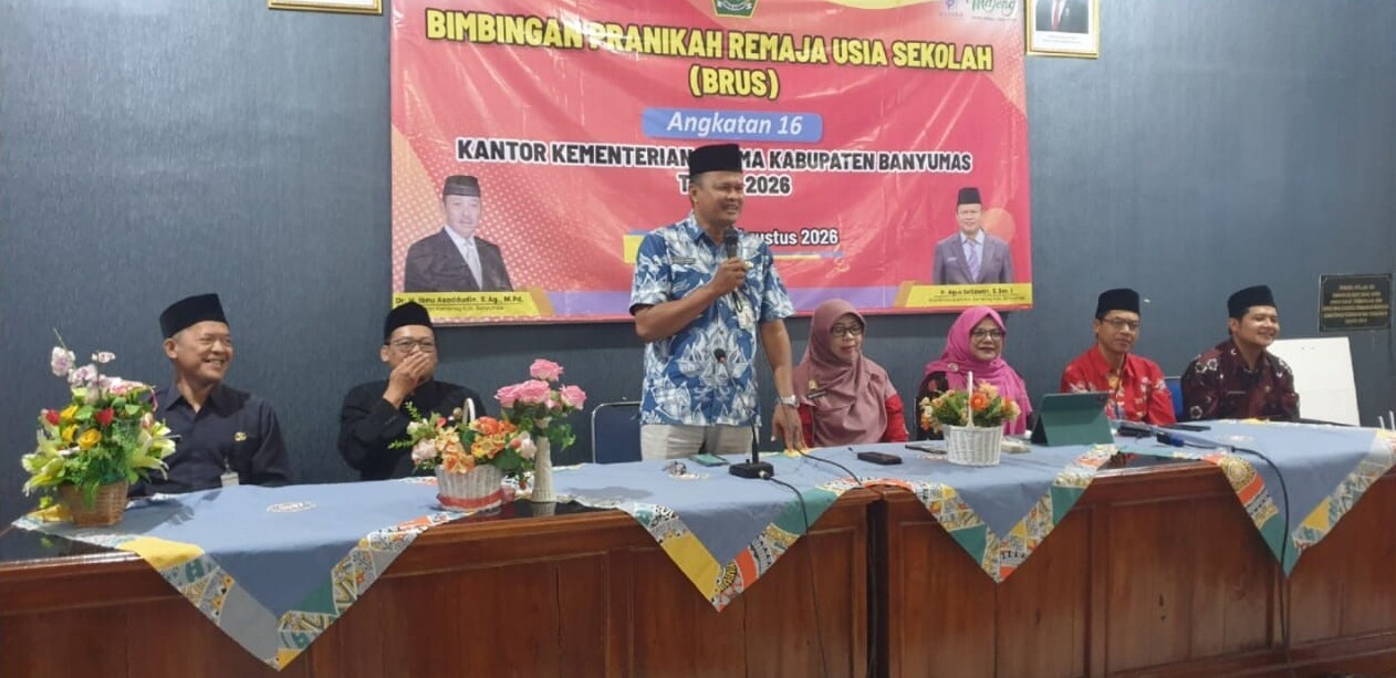 Bimas Islam Kemenag Banyumas Selenggarakan Bimbingan Pranikah Remaja Usia Sekolah (BRUS) Angkatan 16 dan 17