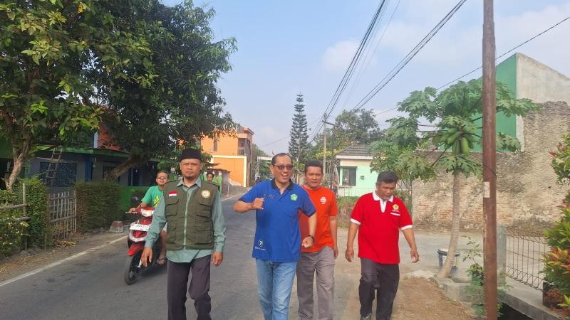 Wujud Menjaga Kesehatan dan Kebugaran, Penyuluh KUA Sokaraja Olahraga Bersama Jalan Kaki 4 KM