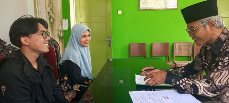 Penyuluh Ajak Catin Bangun Rumah Tangga Berlandaskan Nilai Agama