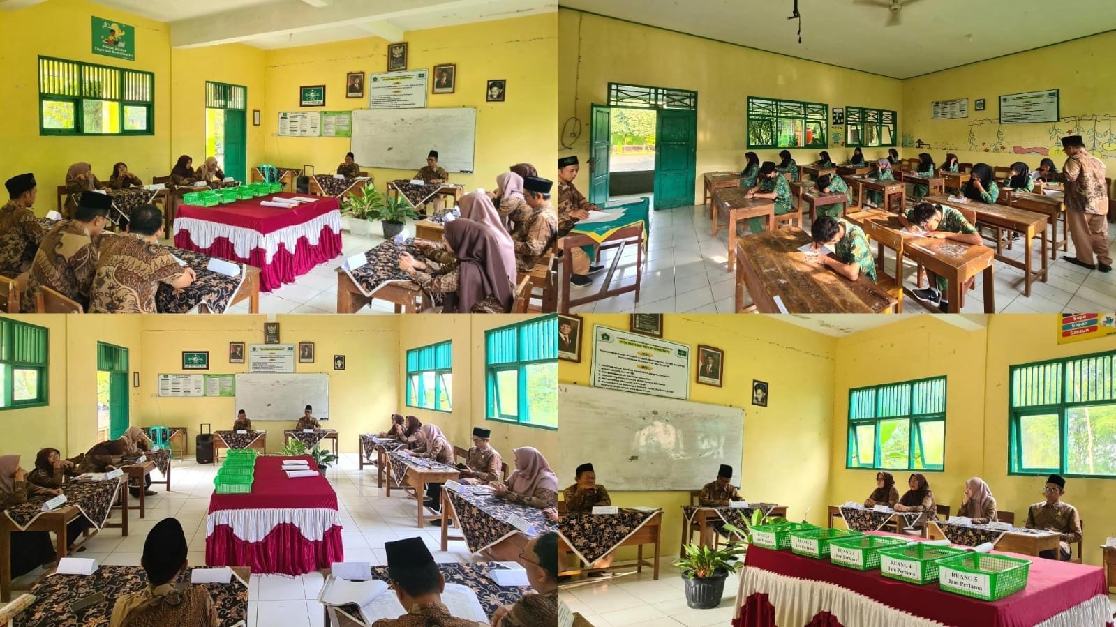 MTs Maarif NU 1 Purwojati Rampungkan Hari Terakhir Ujian Madrasah