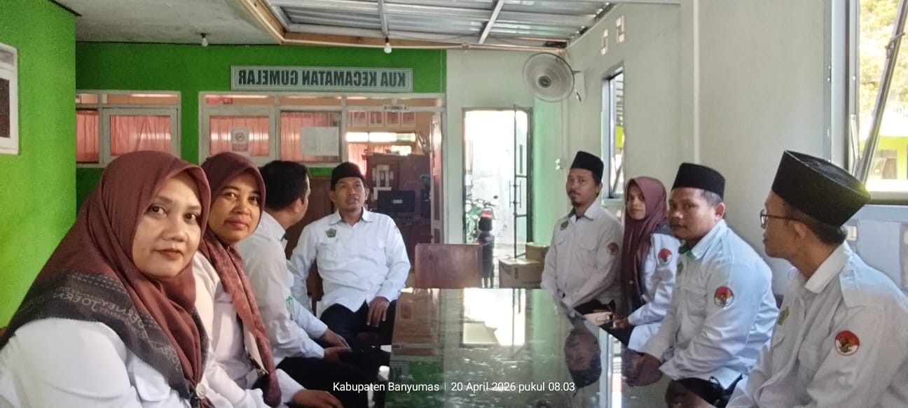 KUA Gumelar Gelar Rapat Koordinasi Perkuat Sinergi Pelayanan Keagamaan