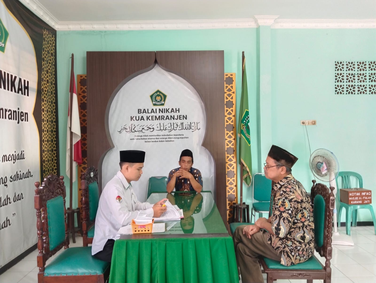 Kesibukan Catin : Pemeriksaan dan Bimwin Via Online