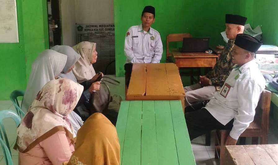 Penyuluh KUA Gumelar Sambut Kunjungan Jamaah Asmaul Husna Kabupaten Banyumas