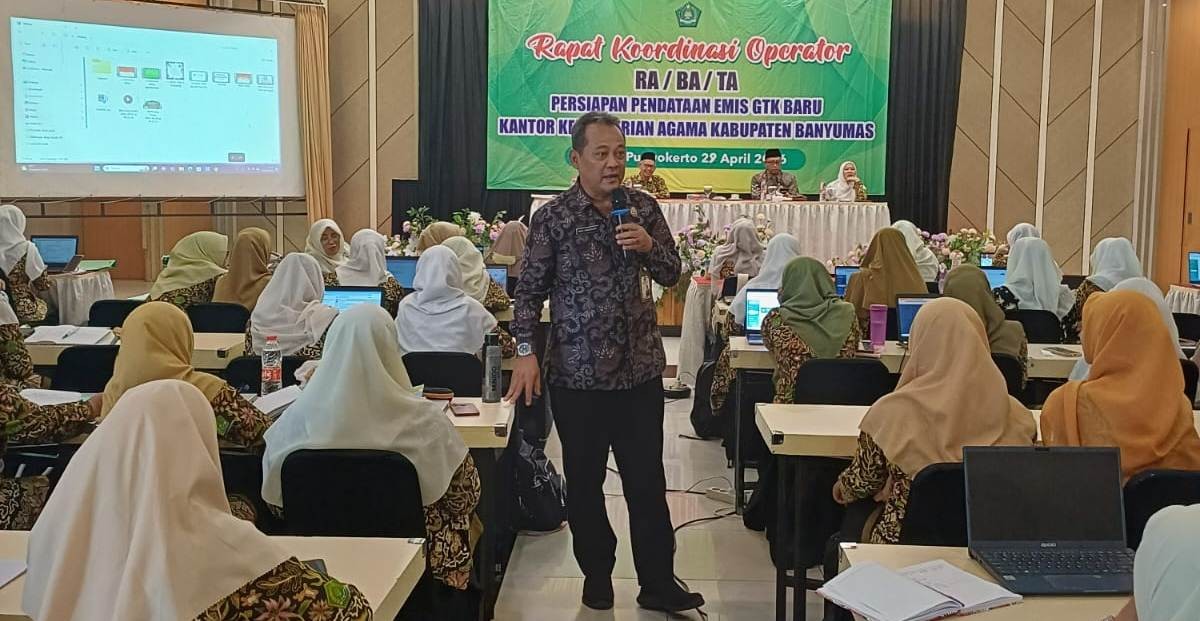 Rapat Koordinasi Operator RA/BA/TA se-Kabupaten Banyumas