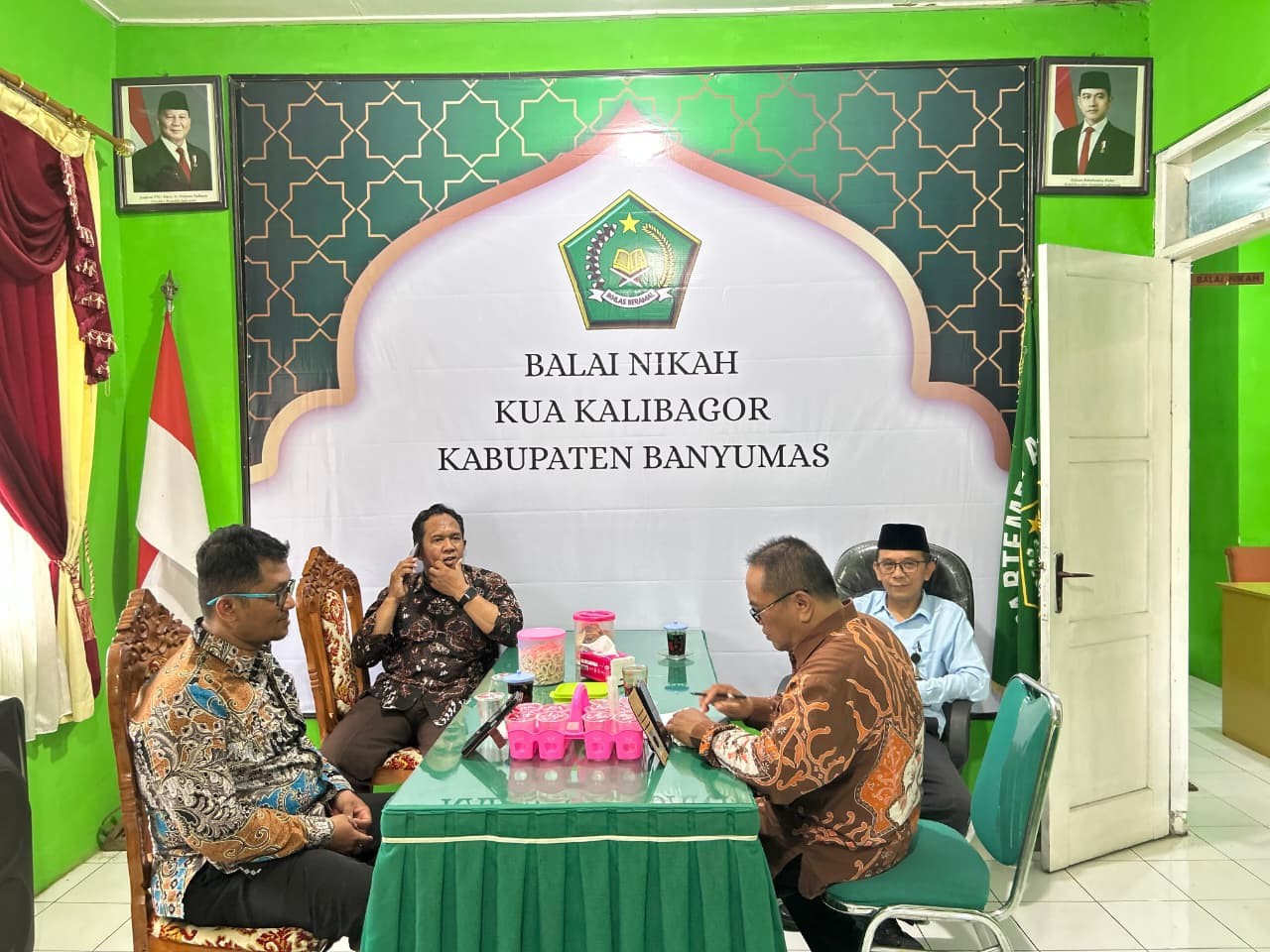 KUA Kalibagor Jadi Tuan Rumah Rapat Persiapan Pengurus APRI Kabupaten Banyumas
