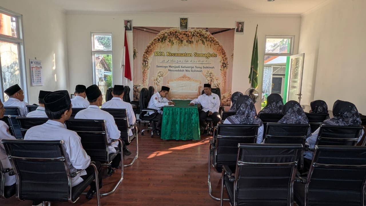KUA Somagede Gelar Rapat Koordinasi Lintas Sektoral