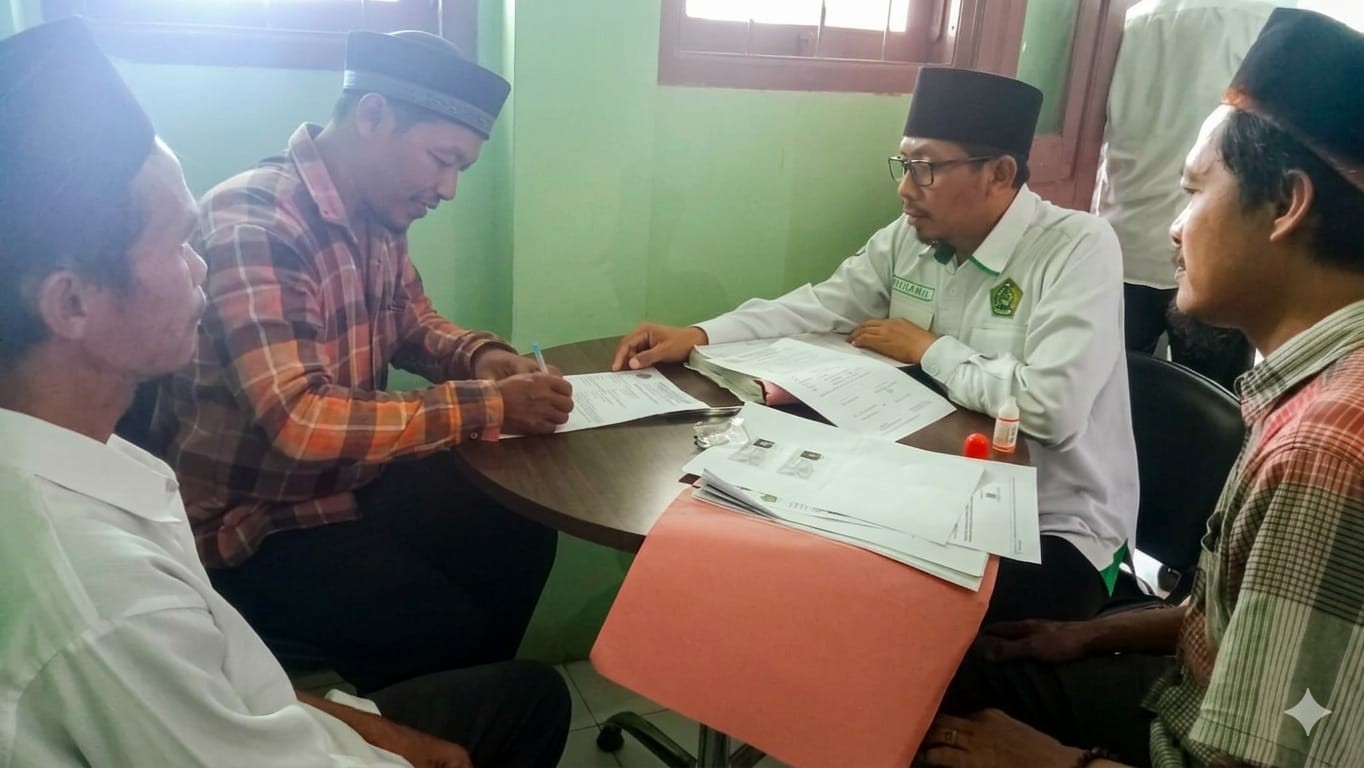 Taukil Wali di KUA Ajibarang untuk Pernikahan di Cina