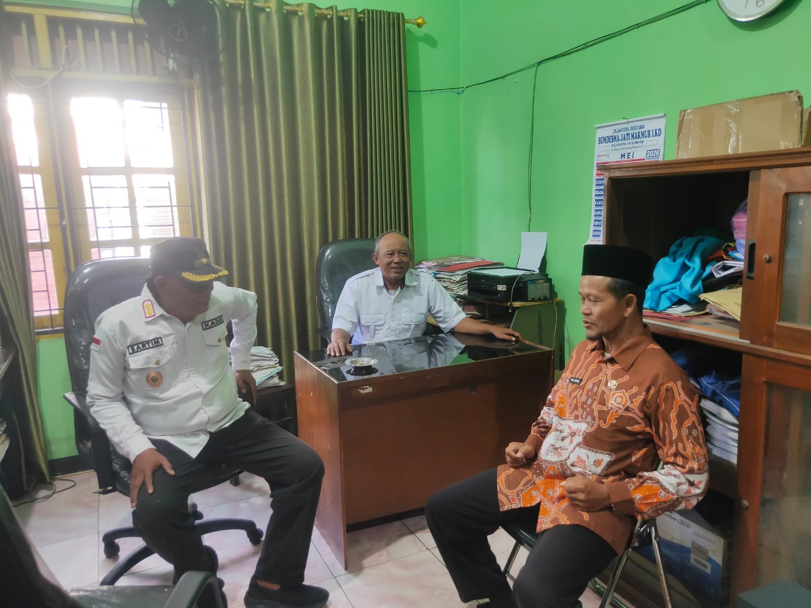 Penyuluh KUA Gelar Koordinasi dengan Pemdes Tunjung, Sinkronisasi Tata Ruang untuk Menjaga Aset Negara