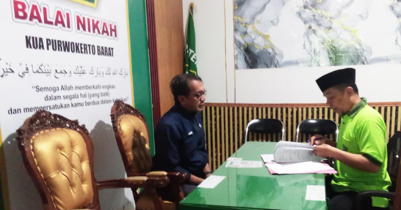 KUA Purwokerto Barat Laksanakan Pemeriksaan Wali Nikah Caltin