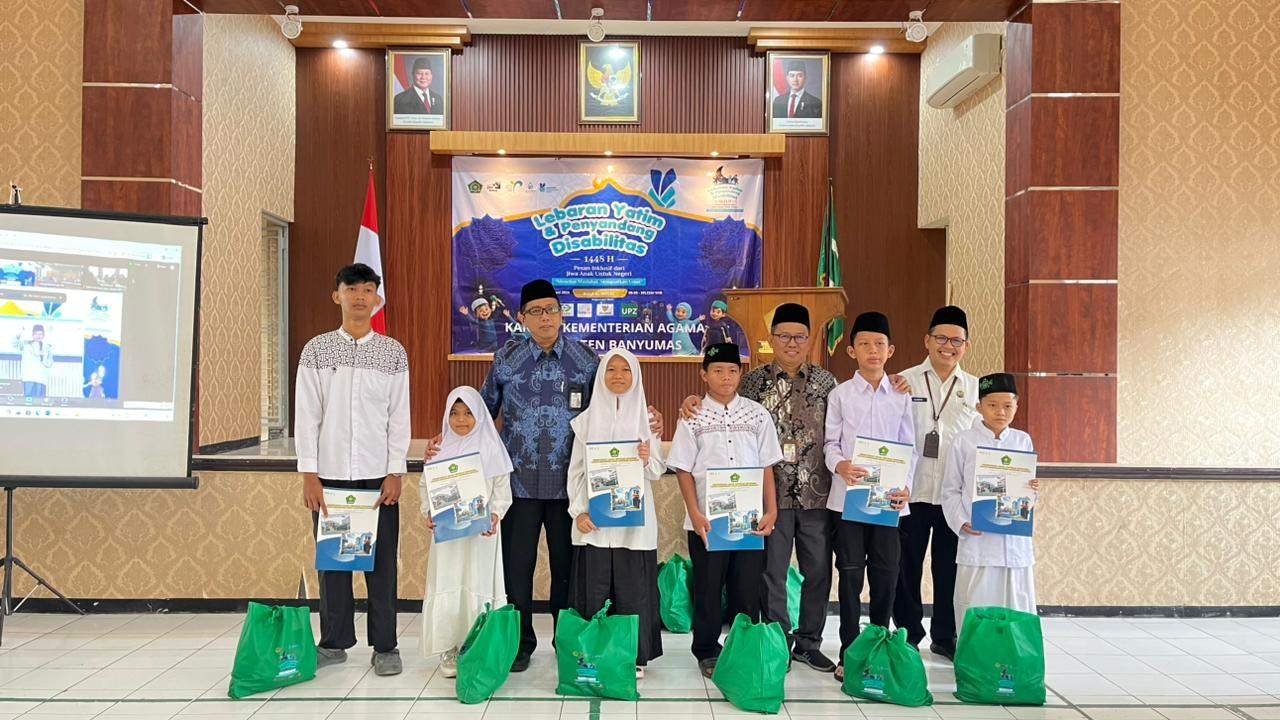 Sambut Bulan Muharam, Kemenag Banyumas Gelar Lebaran Yatim dan Disabilitas