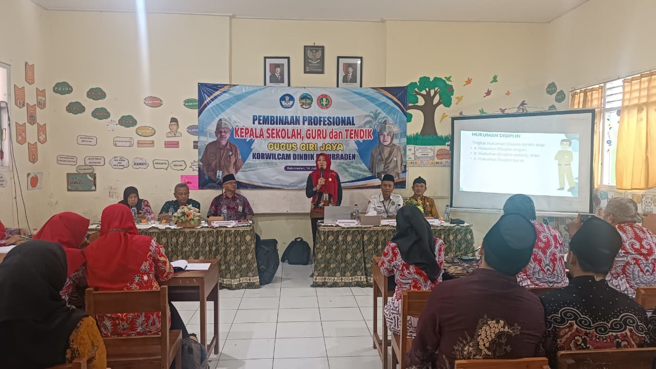 Korwilcam Dindik Baturraden Gelar Pembinaan Kepala Sekolah, Guru, dan Tendik