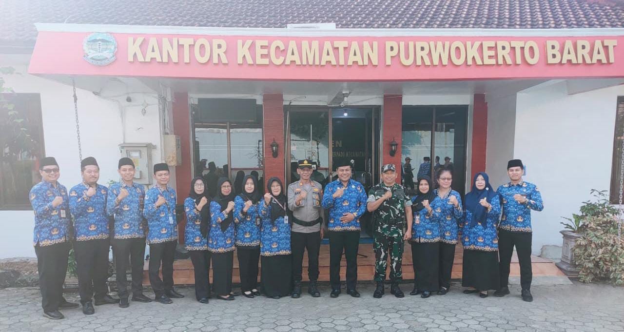 ASN KUA Purwokerto Barat Hadiri Apel Kesadaran KORPRI di Kecamatan Purwokerto Barat