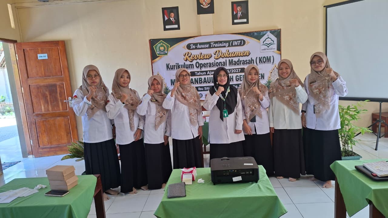 MTs Manbaul Falah Gerduren Laksanakan IHT Review Dokumen Kurikulum Madrasah Tahun Pelajaran 2026/2027 Bersama Pengawas