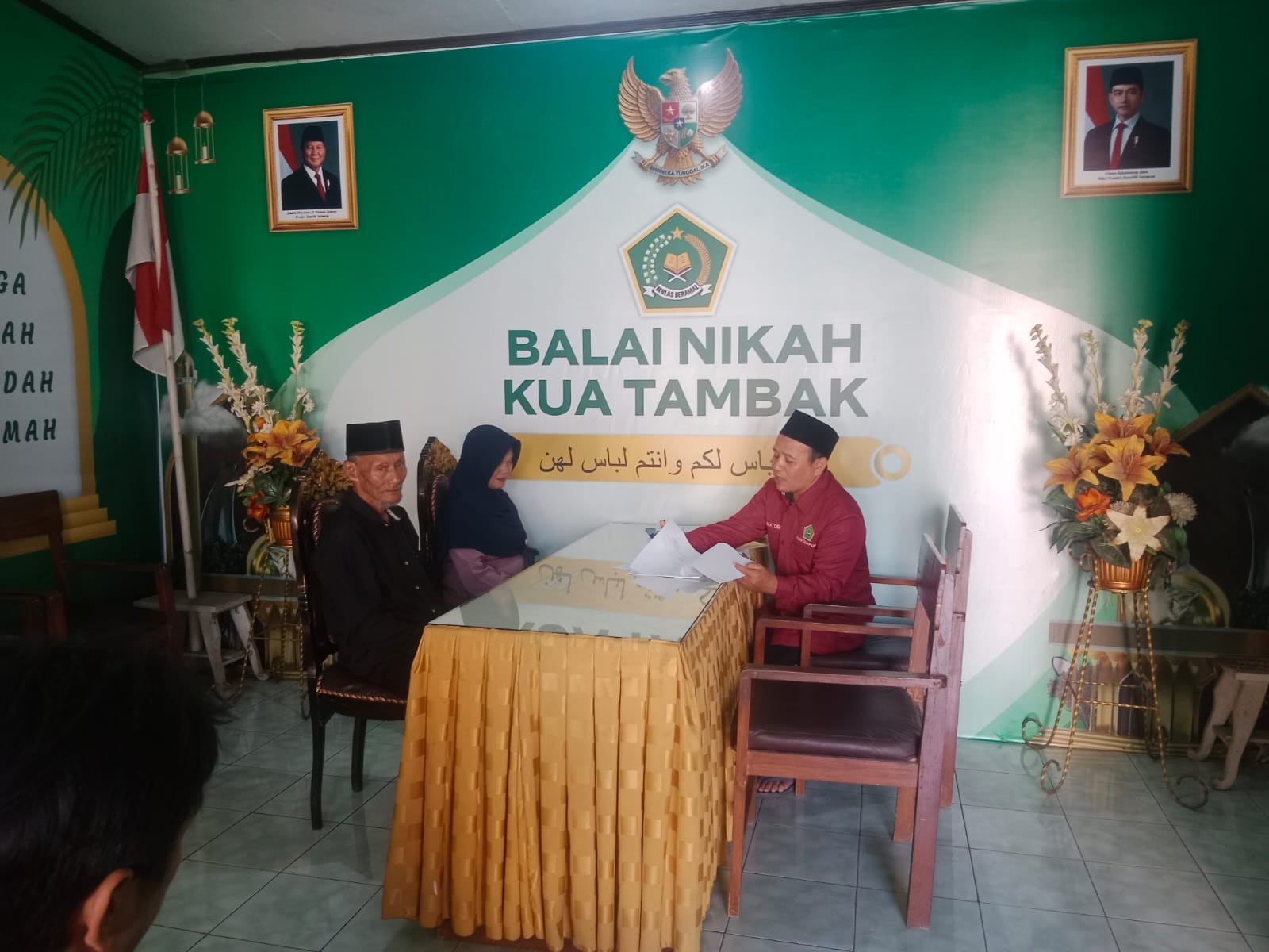 Hindari Masalah Hukum dan Administrasi, KUA Tambak Lakukan Pemeriksaan Berkas Catin dan Wali
