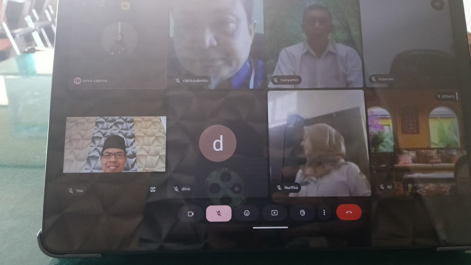 Pengurus KPRI Muawanah Ikuti Webinar Tata Kelola Koperasi Berbasis Manajemen Risiko