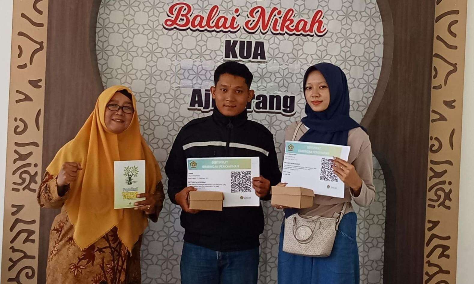 Bekali Catin Tipar Kidul, Penyuluh Paparkan Pondasi Keluarga Sakinah di KUA Ajibarang