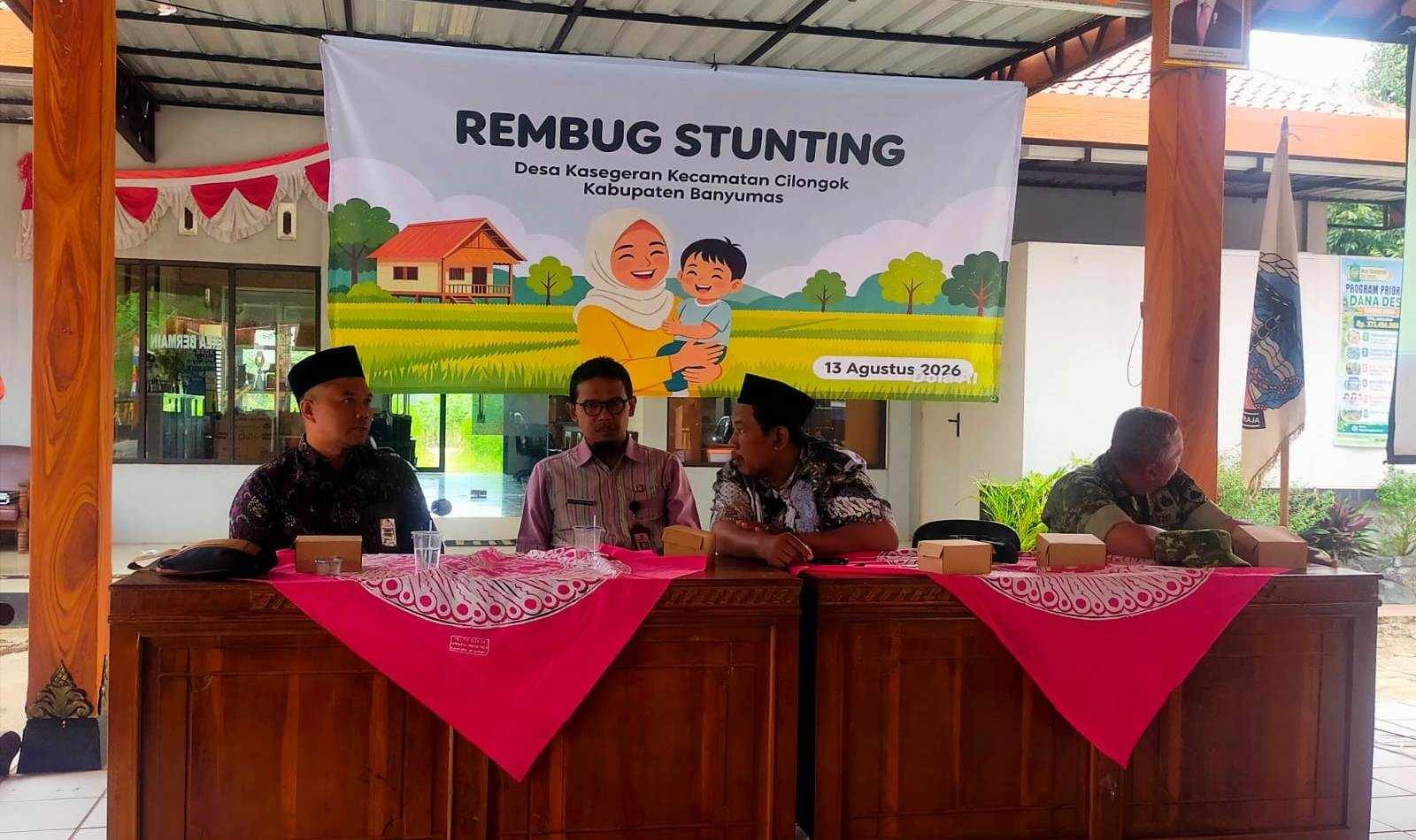 KUA Cilongok Hadiri Rempug Stunting Desa Kasegeran, Bersama Cegah Stunting
