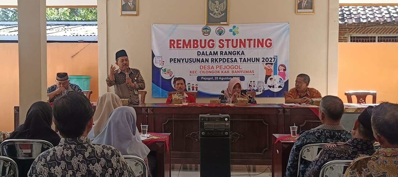 Kepala KUA Cilongok Hadiri Rempug Stunting Desa Pejogol