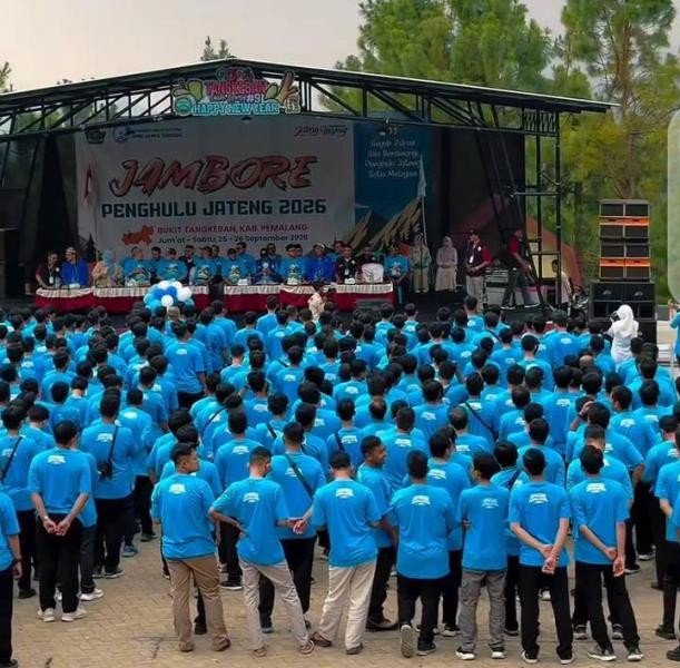 Kepala KUA Ikuti Jambore Penghulu Jateng 2026 di Bukit Tangkeban Pemalang