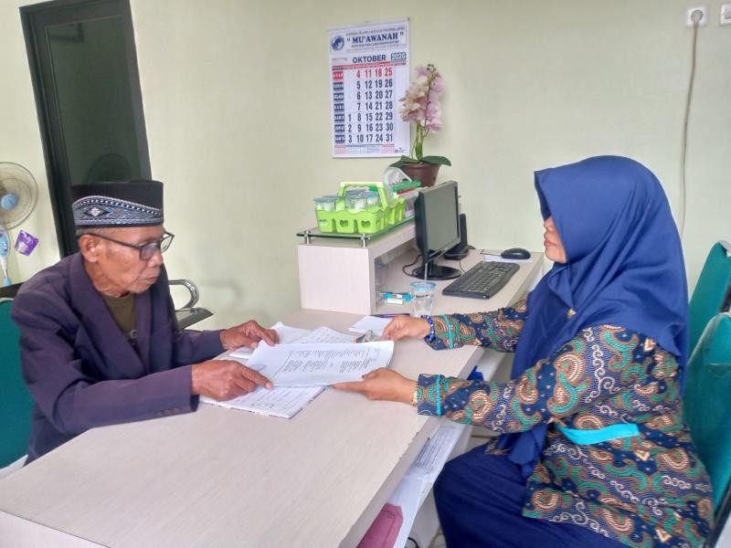 KUA Wangon Layanani Konsultasi Pembuatan Nomor ID Masjid bagi Takmir Desa Klapagading
