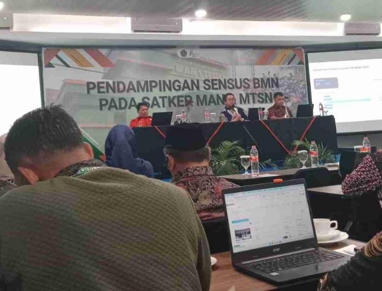 Perkuat Tertib Aset Negara, MTs Negeri 3 Banyumas Ikuti Pendampingan Sensus BMN 2026