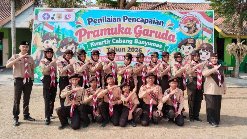 17 Pramuka MTsN 2 Banyumas Ikuti Seleksi Pramuka Garuda di SD Prembun