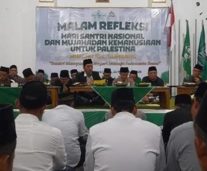 Satukan Hati dalam Mujahadah, Panjatkan Doa untuk Palestina Refleksi HSN 2026 MWC NU Sumbang