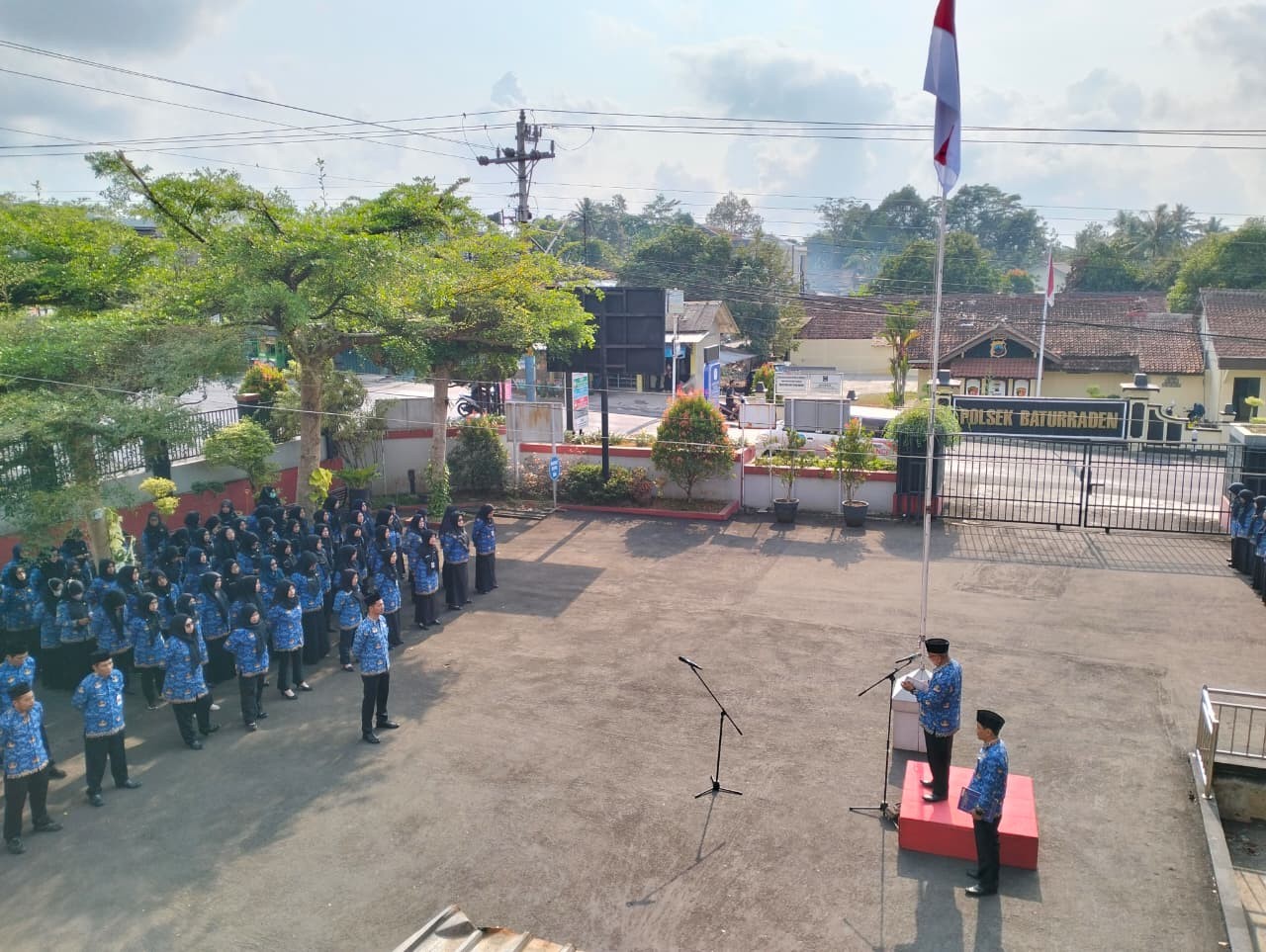 Tingkatkan Disiplin ASN, Penyuluh Baturraden Hadiri Apel Kesadaran Korpri Tingkat Kecamatan