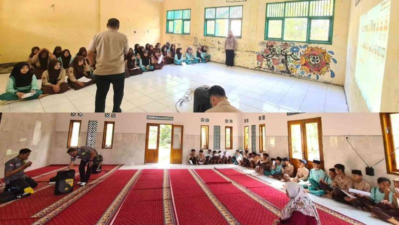 Perkuat Kerja Sama Antar-Lembaga Pendidikan, SMK Kartek Jatilawang Sosialisasikan SPMB kepada Siswa Kelas IX MTs Ma’arif NU 1 Purwojati