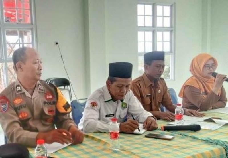 KUA Ikuti Rakor Persiapan Hari Santri Nasional Bersama  Instansi Terkait Di Kec. Jatilawang