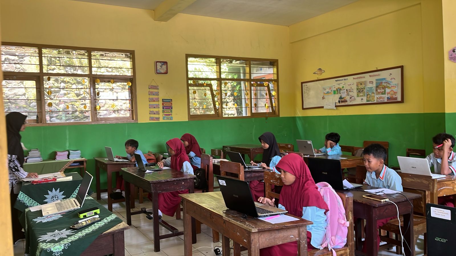 Pelaksanaan ANBK tingkat MI