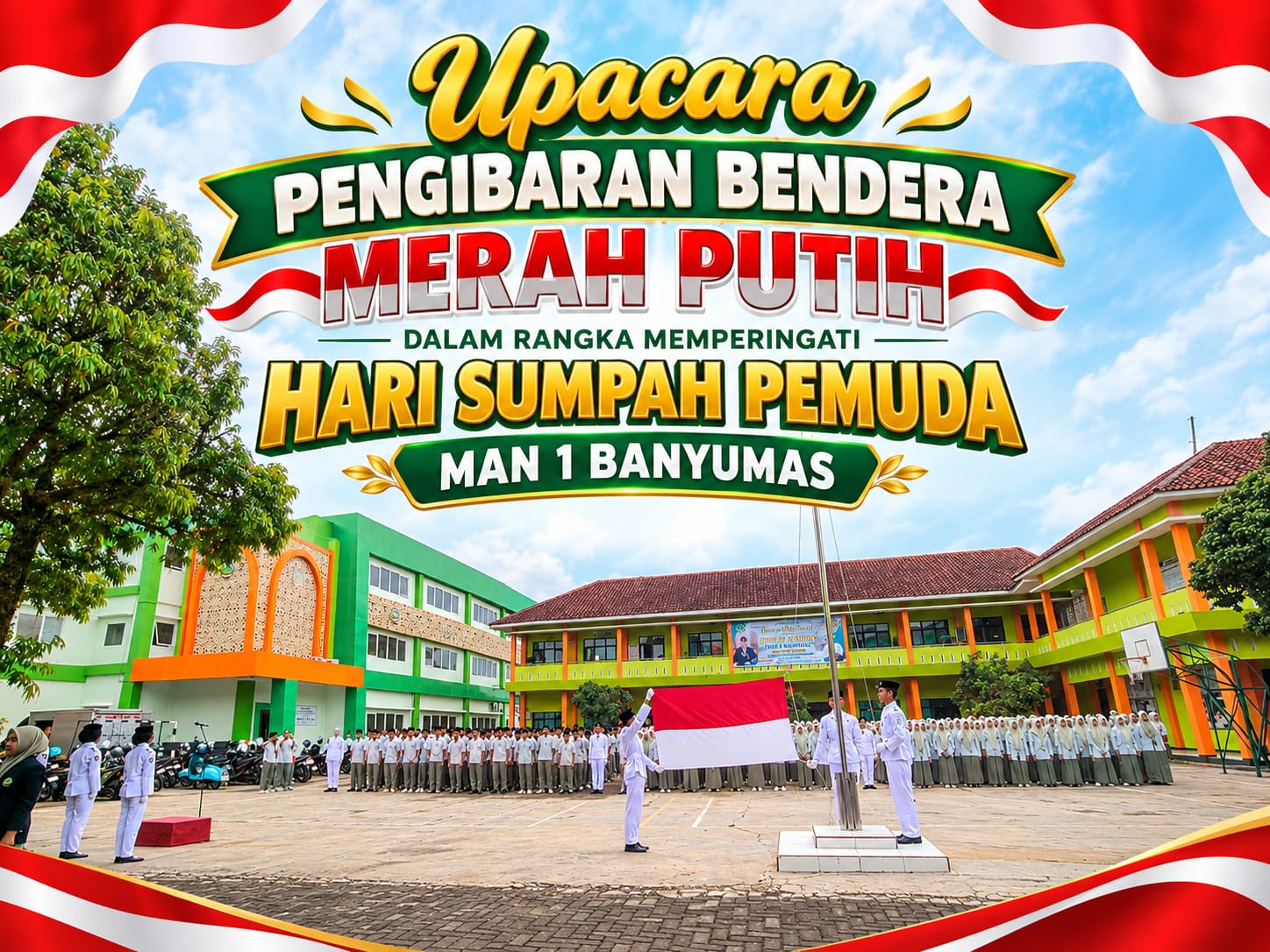 Upacara Hari Sumpah Pemuda MAN 1 Banyumas