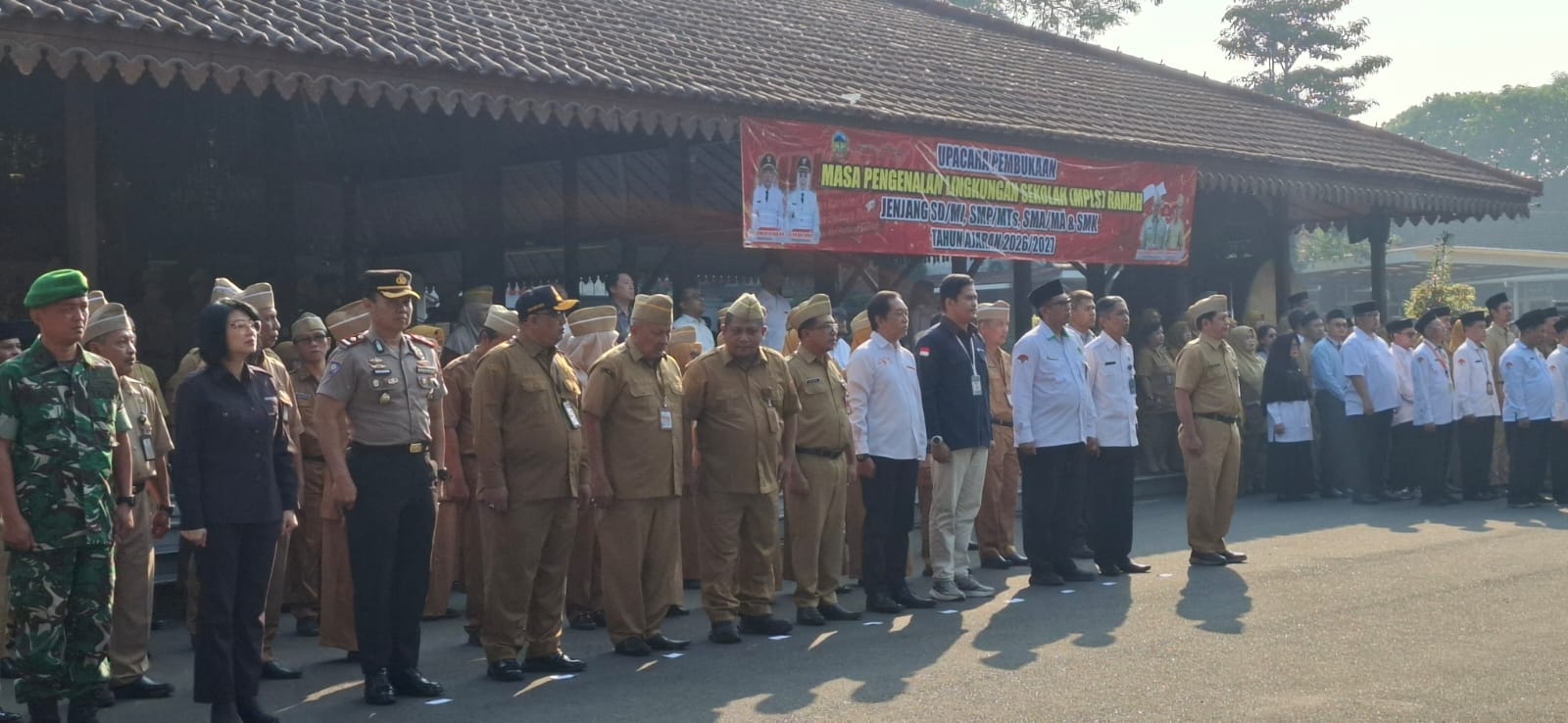 Upacara Pembukaan Masa Pengenalan Lingkungan Sekolah (MPLS)