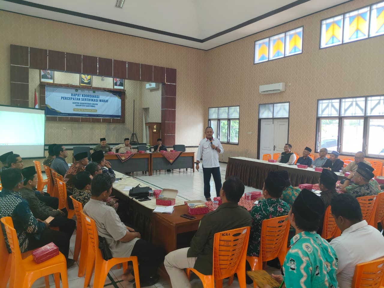 Rakor percepatan sertifikasi tanah wakaf