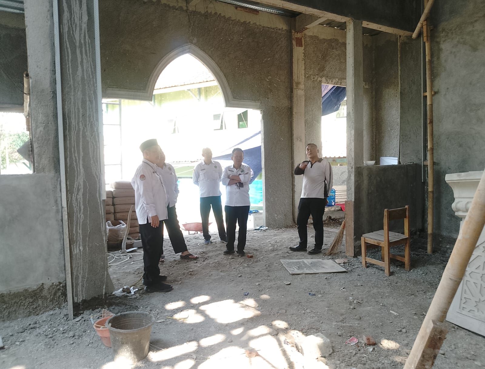 Kunjungan ke wakaf masjid di MTsN 3 Banyumas