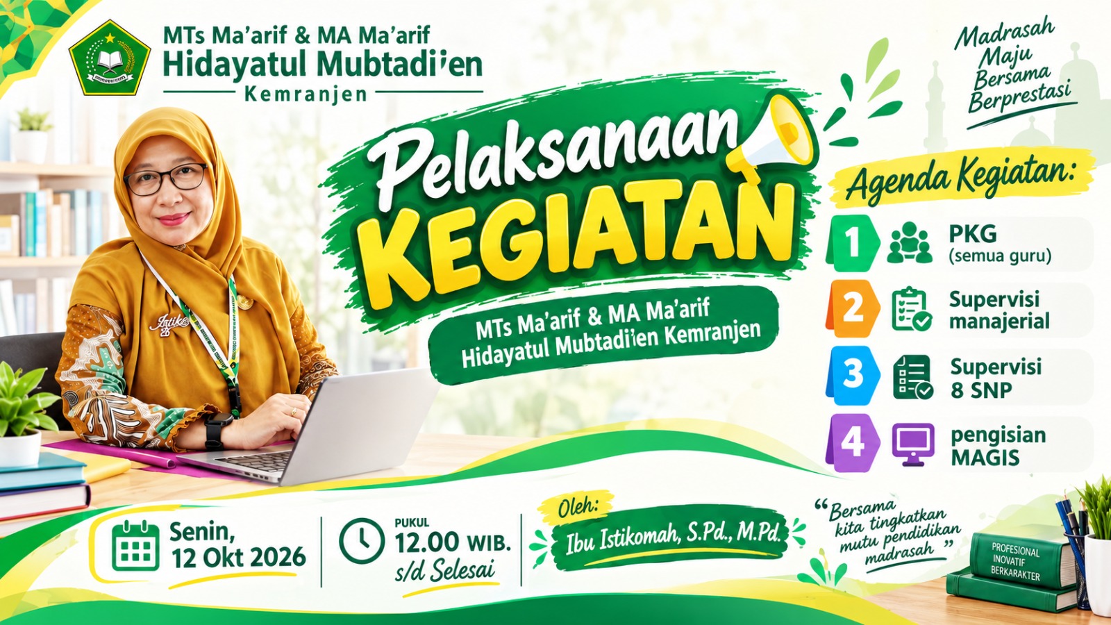 Pengisian MAGIS dan PKG