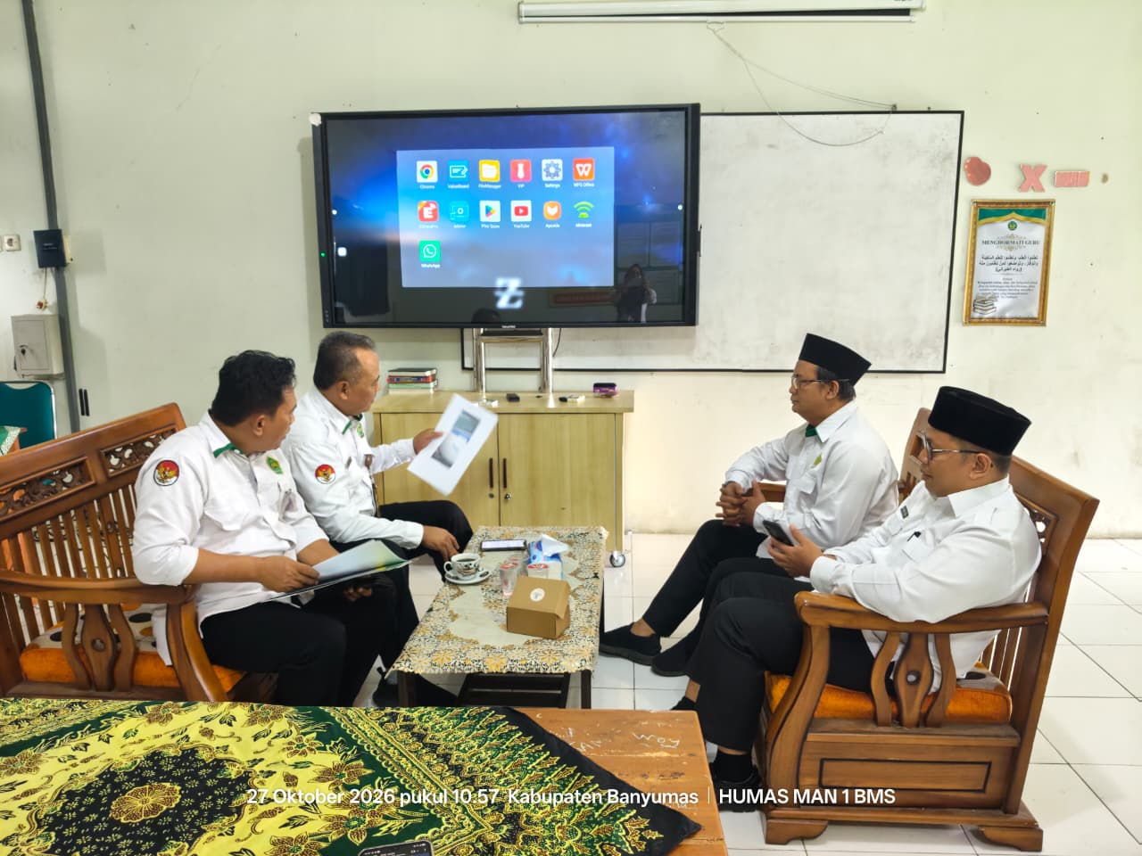 Sidak pelaksanaan Tes Kemampuan Akademik (TKA) Gelombang 1