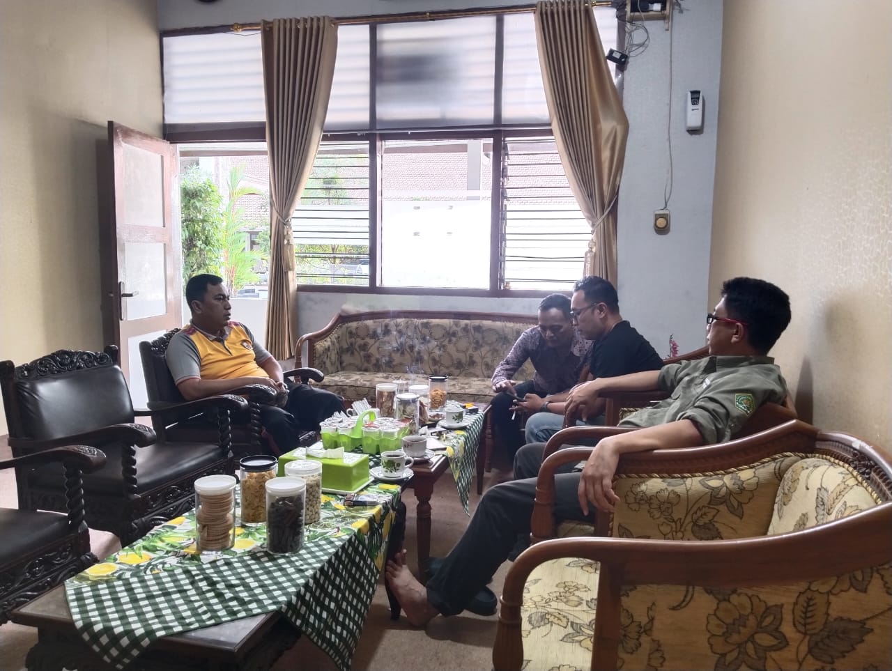 Sinergi dengan POLRES Banyumas terkait data siswa Madrasah penerima MBG